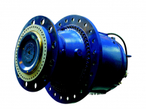 Wikov Integrated rotor shaft gear unit